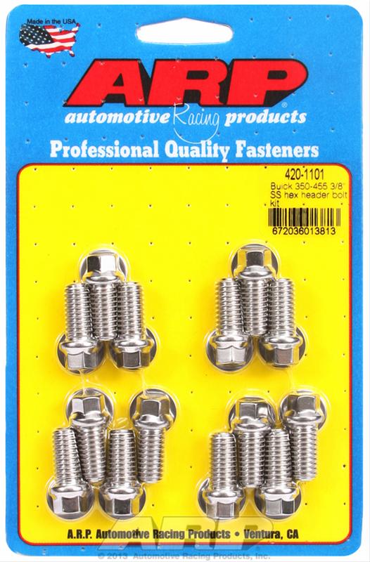 ARP ARP Buick 350-455 3/8" SS hex header bolt kit (420-1101) SR