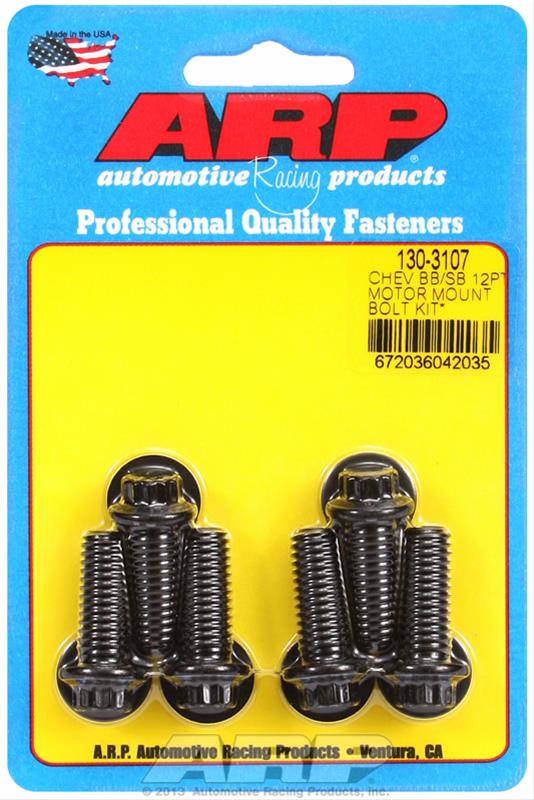 ARP ARP Chevy 12pt motor mount bolt kit energy suspension mounts (130-3107) SR
