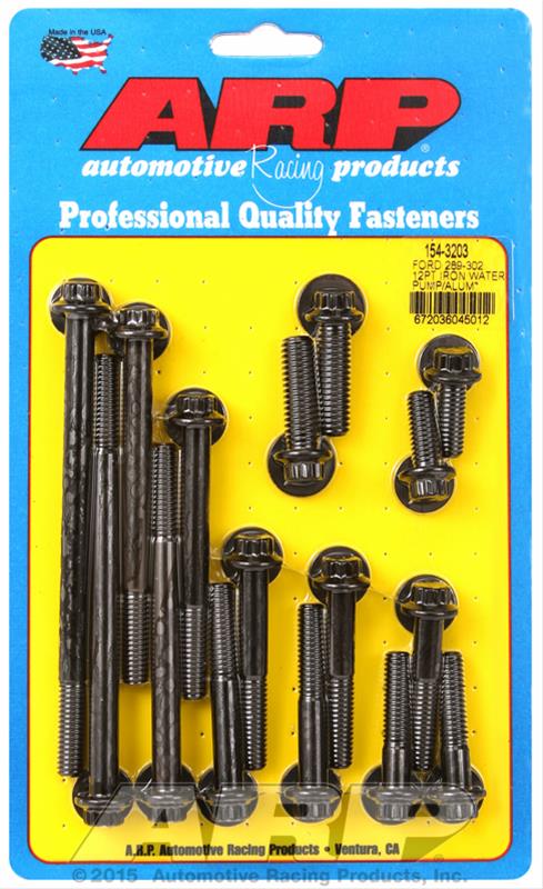 ARP ARP Ford 289-302 12pt iron water pump and front cover bolt k (154-3203) SR