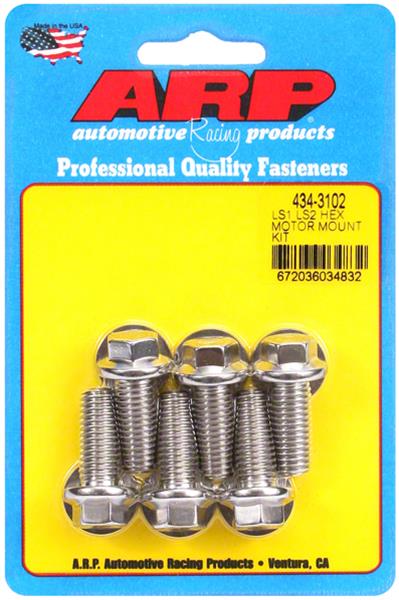 ARP ARP LS1 LS2 SS hex motor mount bolt kit (434-3102) SR
