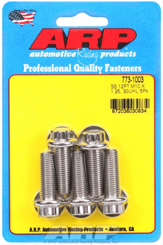 ARP ARP M10 x 1.25 x 30 12pt SS bolts (773-1003) SR