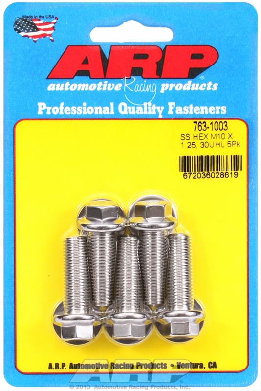 ARP ARP M10 x 1.25 x 30 hex SS bolts (763-1003) SR