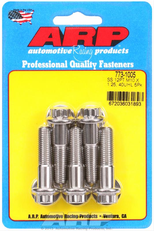 ARP ARP M10 x 1.25 x 40 12pt SS bolts (773-1005) SR