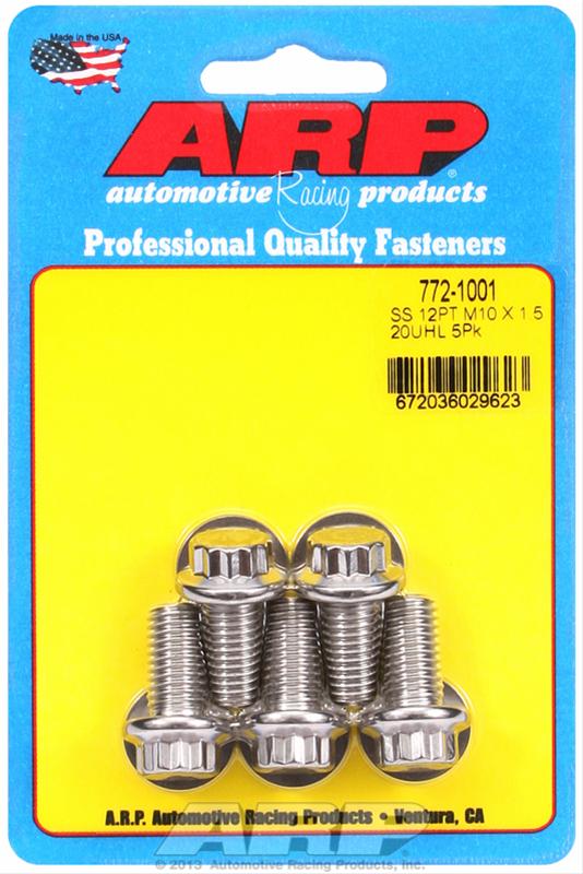 ARP ARP M10 x 1.50 x 20 12pt SS bolts (772-1001) SR
