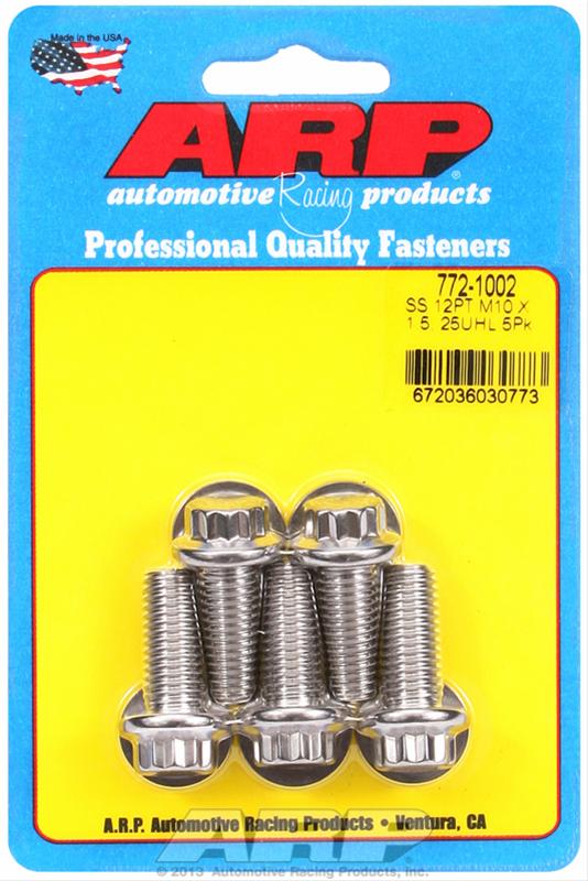 ARP ARP M10 x 1.50 x 25 12pt SS bolts (772-1002) SR