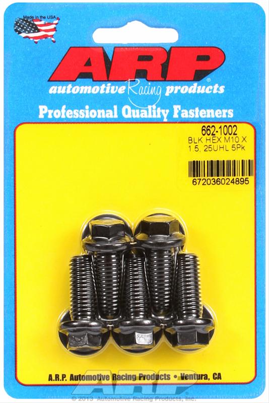 ARP ARP M10 x 1.50 x 25 hex black oxide bolts (662-1002) SR