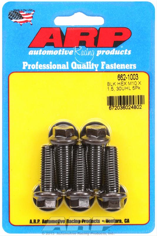 ARP ARP M10 x 1.50 x 30 hex black oxide bolts (662-1003) SR