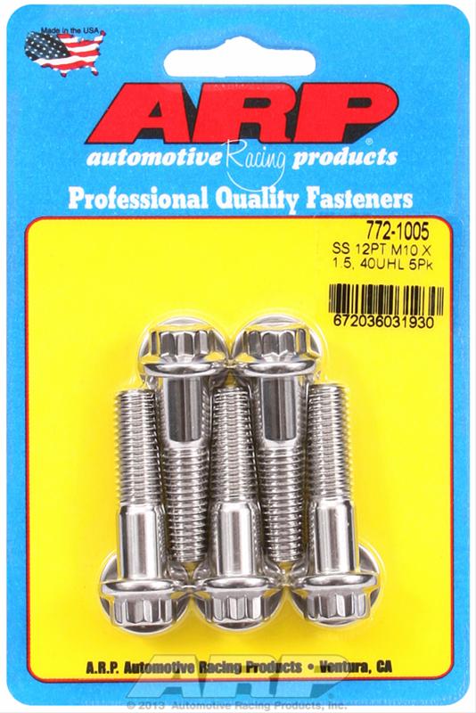 ARP ARP M10 x 1.50 x 40 12pt SS bolts (772-1005) SR