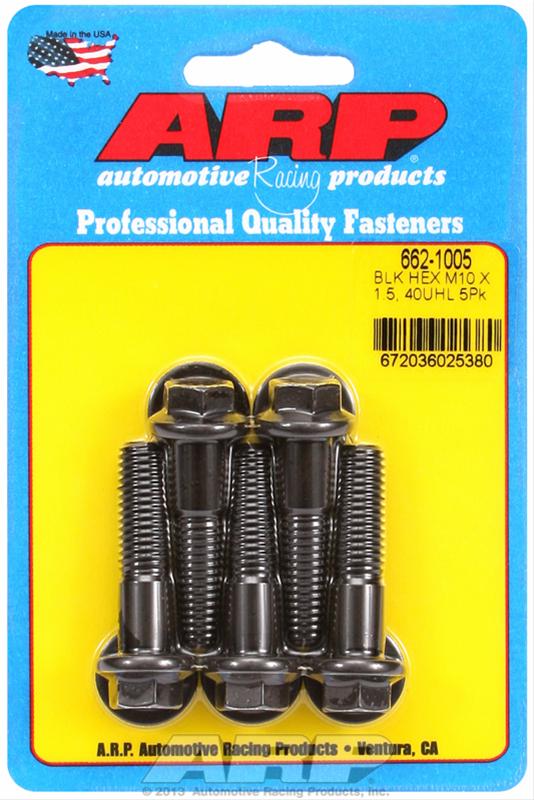 ARP ARP M10 x 1.50 x 40 hex black oxide bolts (662-1005) SR