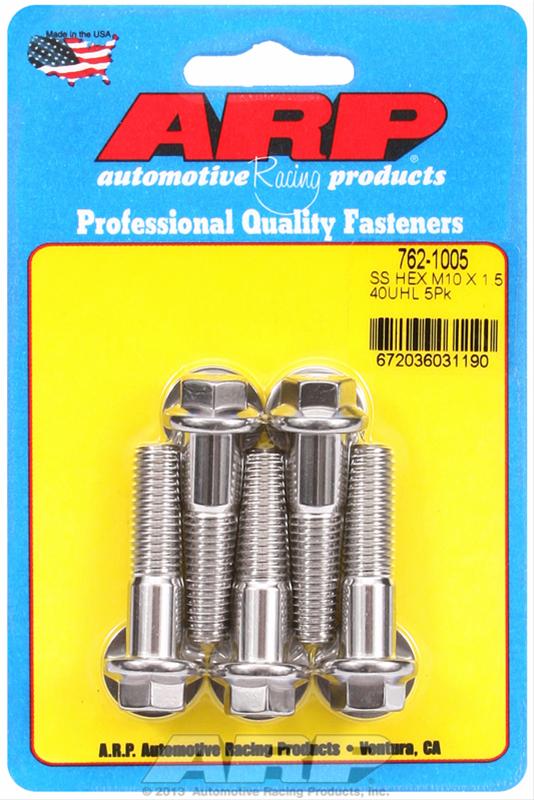 ARP ARP M10 x 1.50 x 40 hex SS bolts (762-1005) SR