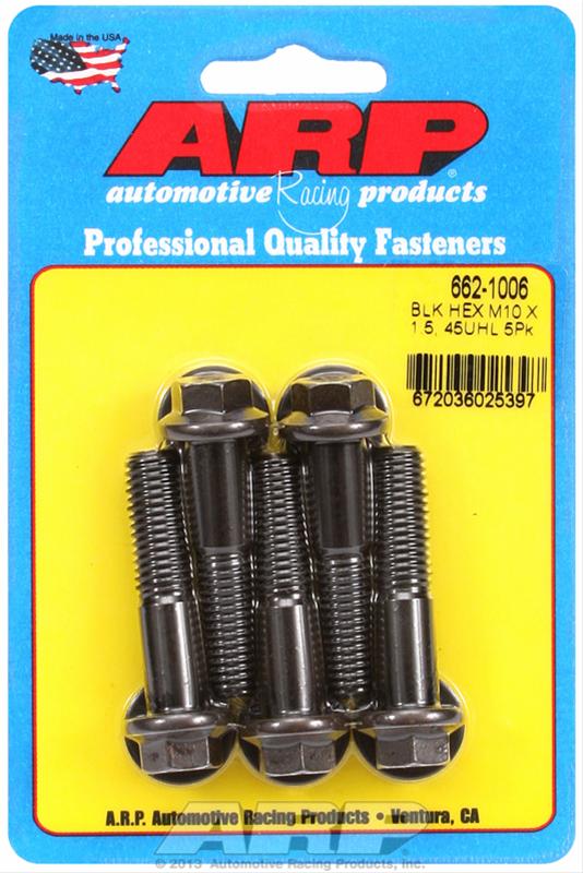 ARP ARP M10 x 1.50 x 45 hex black oxide bolts (662-1006) SR