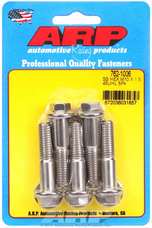 ARP ARP M10 x 1.50 x 45 hex SS bolts (762-1006) SR