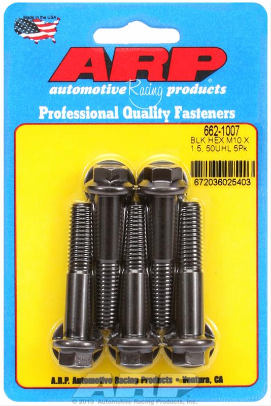 ARP ARP M10 x 1.50 x 50 hex black oxide bolts (662-1007) SR
