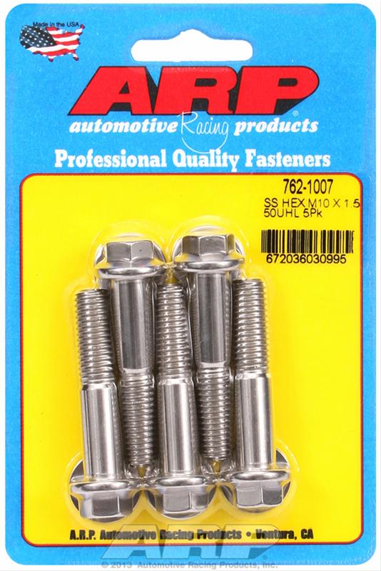 ARP ARP M10 x 1.50 x 50 hex SS bolts (762-1007) SR