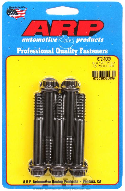 ARP ARP M10 x 1.50 x 70 12pt black oxide bolts (672-1009) SR