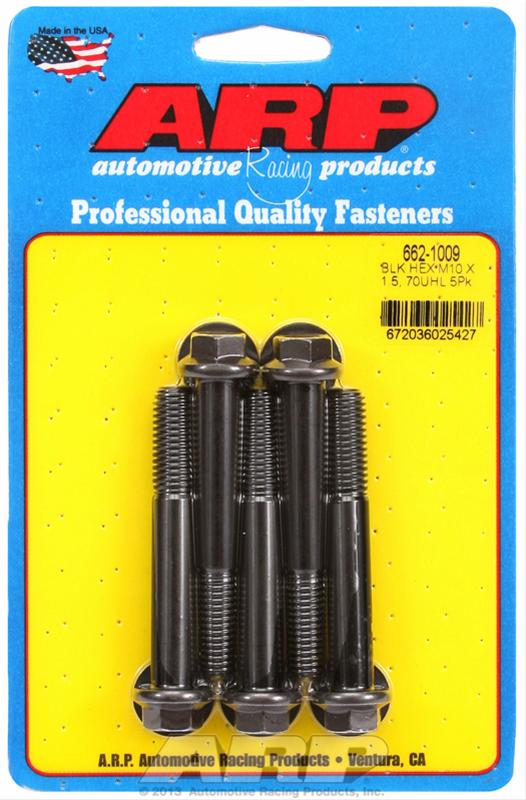 ARP ARP M10 x 1.50 x 70 hex black oxide bolts (662-1009) SR