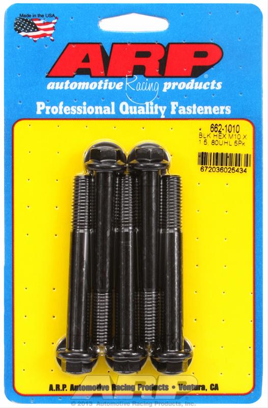 ARP ARP M10 x 1.50 x 80 hex black oxide bolts (662-1010) SR