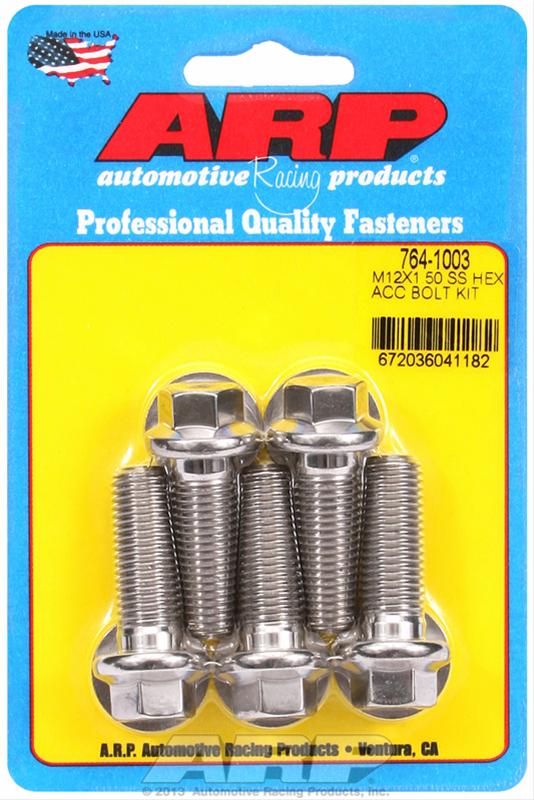 ARP ARP M12 x 1.50 x 35 hex SS bolts (764-1003) SR