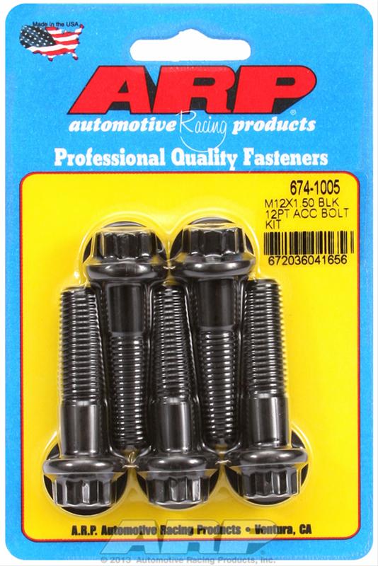 ARP ARP M12 x 1.50 x 45 12pt black oxide bolts (674-1005) SR