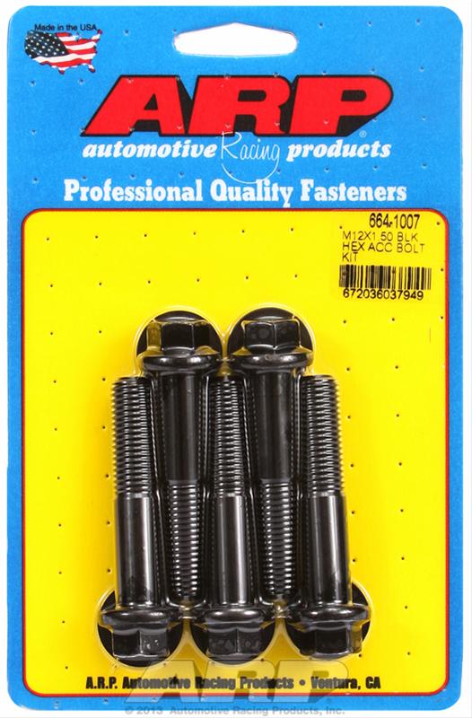 ARP ARP M12 x 1.50 x 60 hex black oxide bolts (664-1007) SR