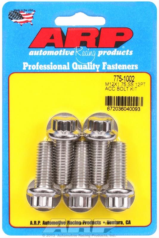 ARP ARP M12 X 1.75 X 30 12pt SS bolts (775-1002) SR