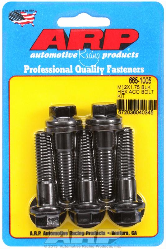 ARP ARP M12 x 1.75 x 45 hex black oxide bolts (665-1005) SR