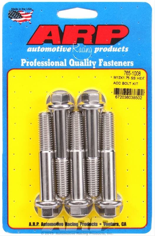 ARP ARP M12 x 1.75 x 70 hex SS bolts (765-1008) SR