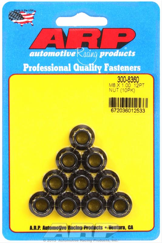 ARP ARP M8 x 1.00 12pt nut kit (300-8360) SR