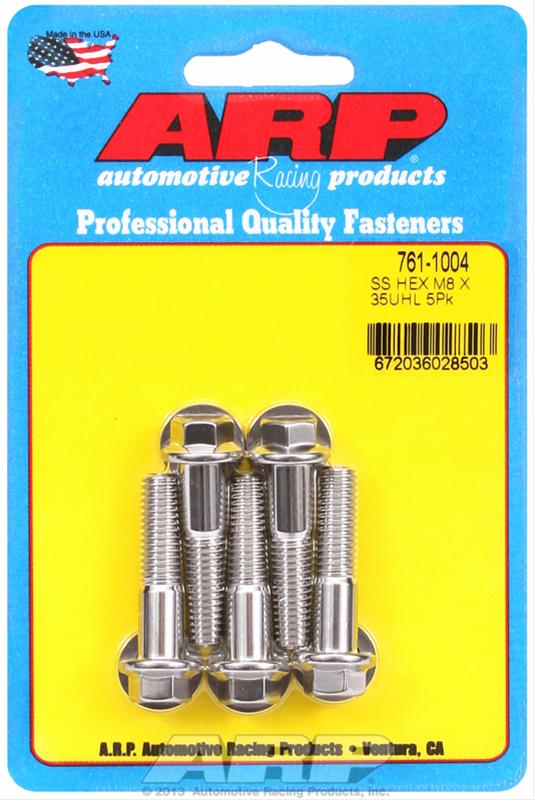 ARP ARP M8 x 1.25 x 35 hex SS bolts (761-1004) SR