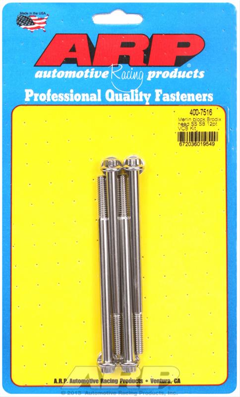 ARP ARP Merlin block, Brodix head SB 12pt valve cover bolt kit (400-7516) SR