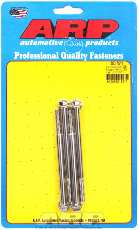 ARP ARP Merlin block, Brodix head SB  hex valve cover bolt kit (400-7511) SR