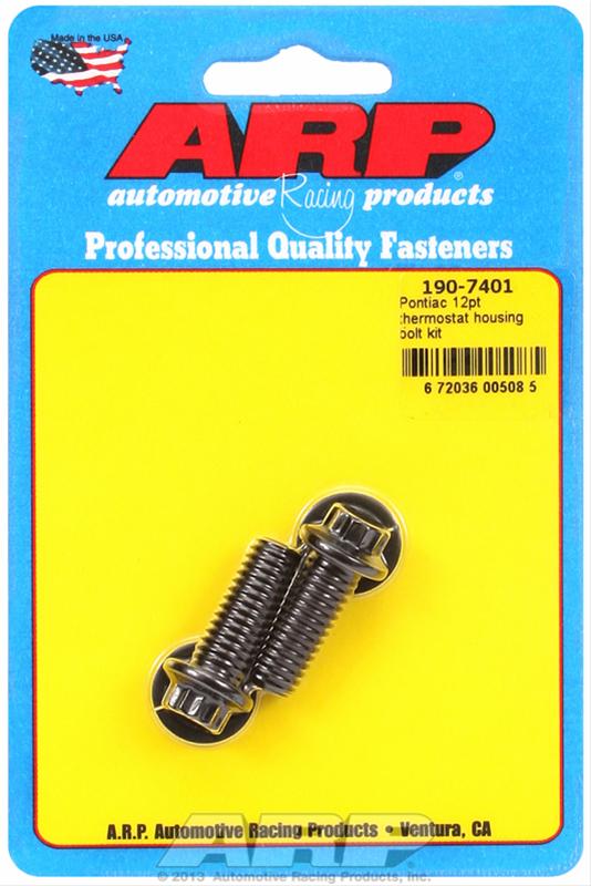 ARP ARP Pontiac 12pt thermostat housing bolt kit (190-7401) SR