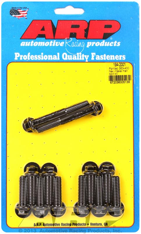 ARP ARP Pontiac 350-400 hex intake manifold bolt kit (194-2001) SR