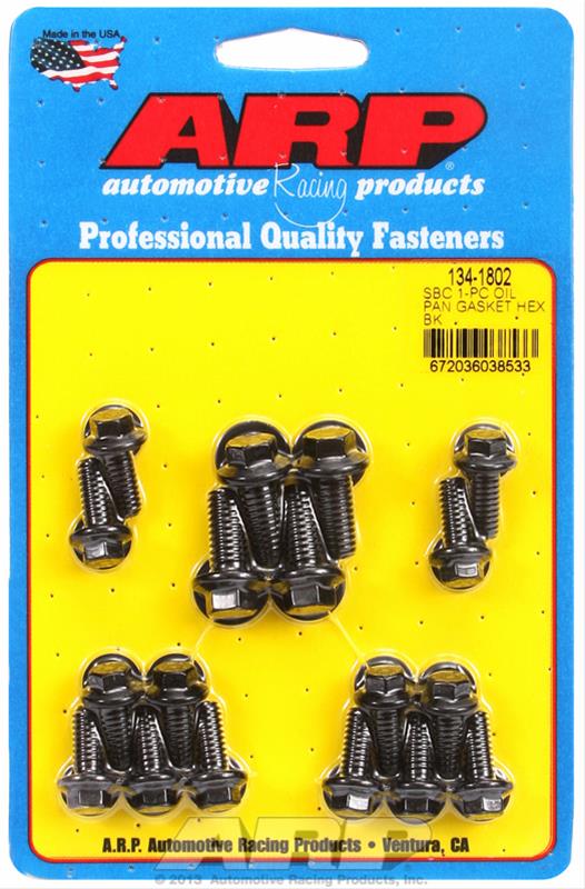 ARP ARP SB Chevy 1-pc oil pan gasket hex bolt kit (134-1802) SR
