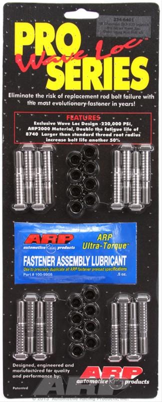 ARP ARP SB Chevy 283-327 & Inline 6 wave-loc rod bolt kit (234-6401) SR