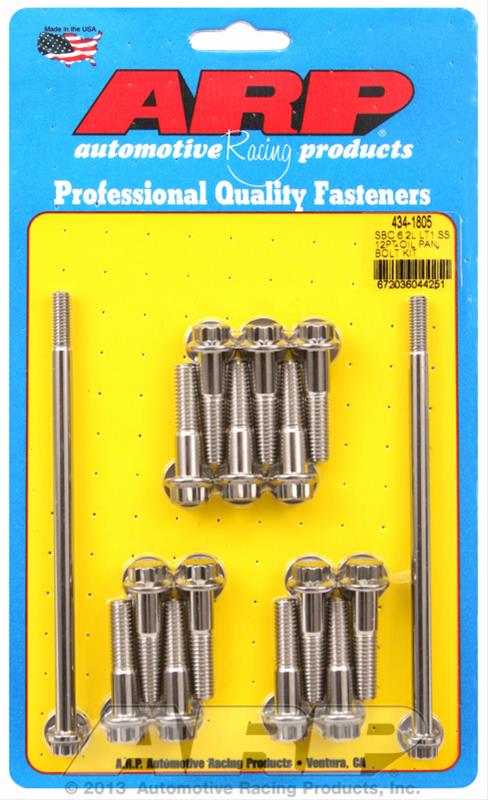 ARP ARP SB Chevy 6.2L LT1 SS 12pt oil pan bolt kit (434-1805) SR