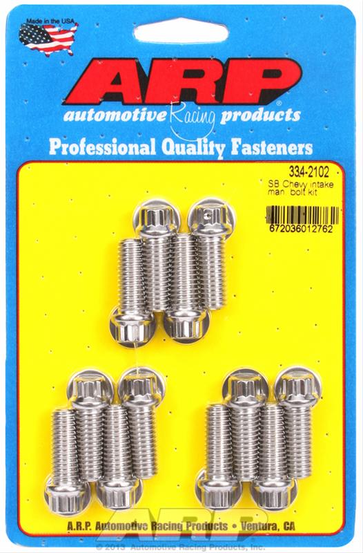 ARP ARP SB Chevy intake manifold bolt kit (334-2102) SR