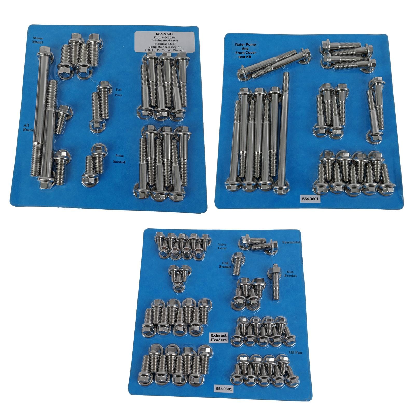 ARP ARP SB Ford 289-302 "A" SS hex accessory kit (554-9601) SR