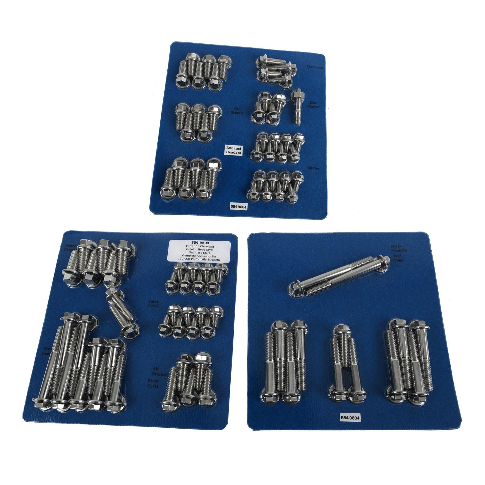 ARP ARP SB Ford 351C SS hex accessory kit (554-9604) SR