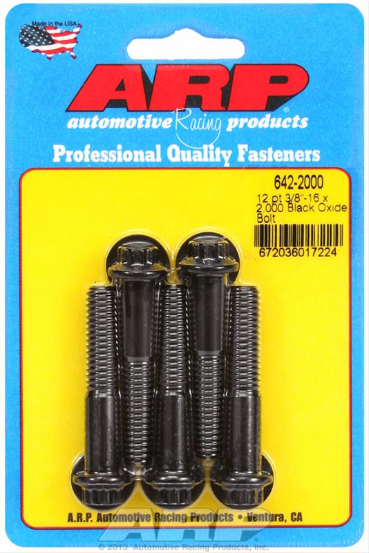 ARP CLEARANCE ARP 3/8"-16 x 2.000 12pt black oxide bolts (642-2000) SR
