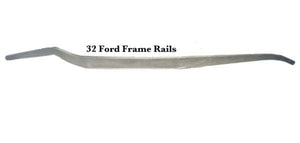 Replacement 1932 Ford Stamped Steel Frame Rails ASC10132