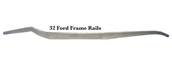 Replacement 1932 Ford Stamped Steel Frame Rails ASC10132