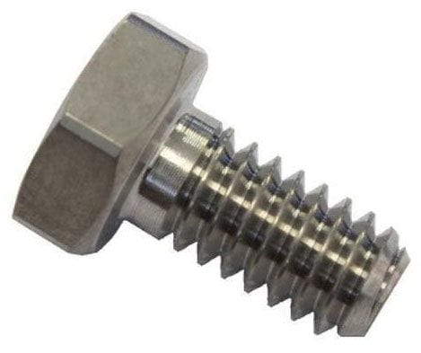 ASTRO 1/4-20 UNC x .500" UHL, Hex Head, Full Thread, Each Astro Titanium Titanium Bolt AST-4405 SR