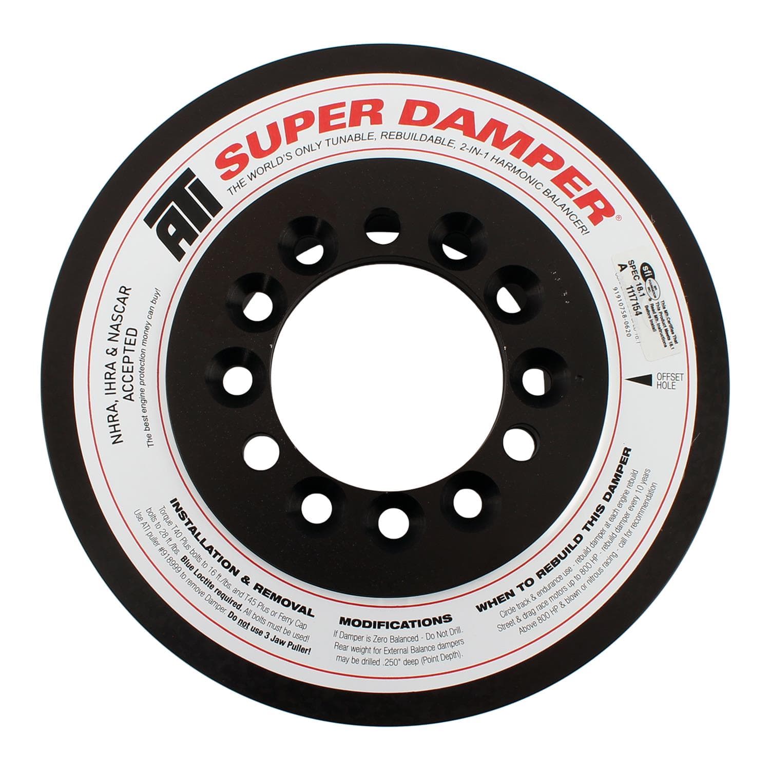 ATI Performance Products ATI Super Damper Harmonic Balancer Shells ATI917092 SR