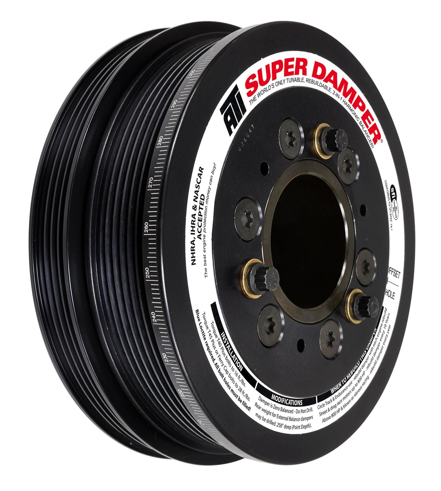 ATI Performance Products ATI Super Damper Serpentine Series Harmonic Balancers ATI917264 SR