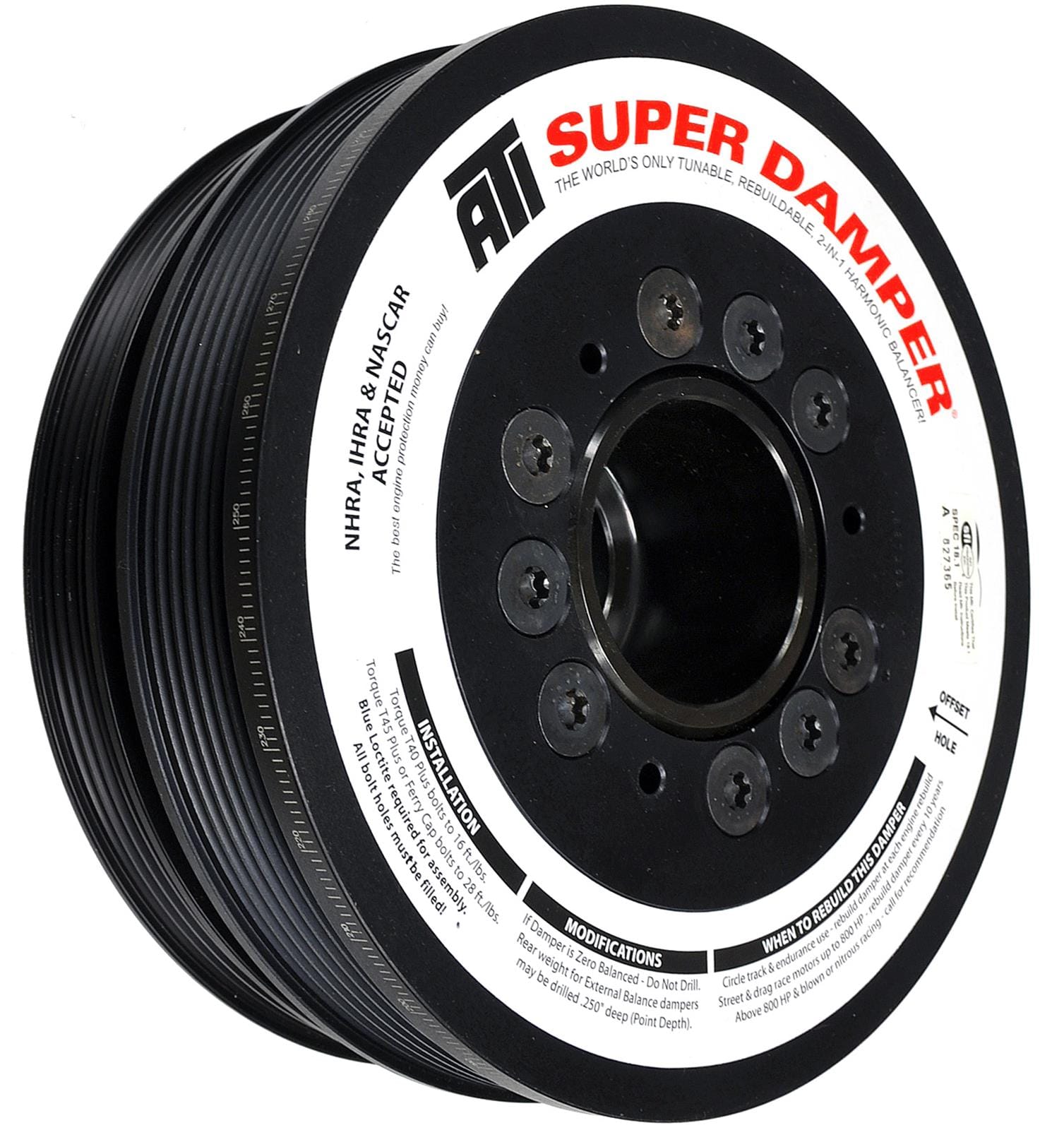 ATI Performance Products ATI Super Damper Serpentine Series Harmonic Balancers ATI917266 SR