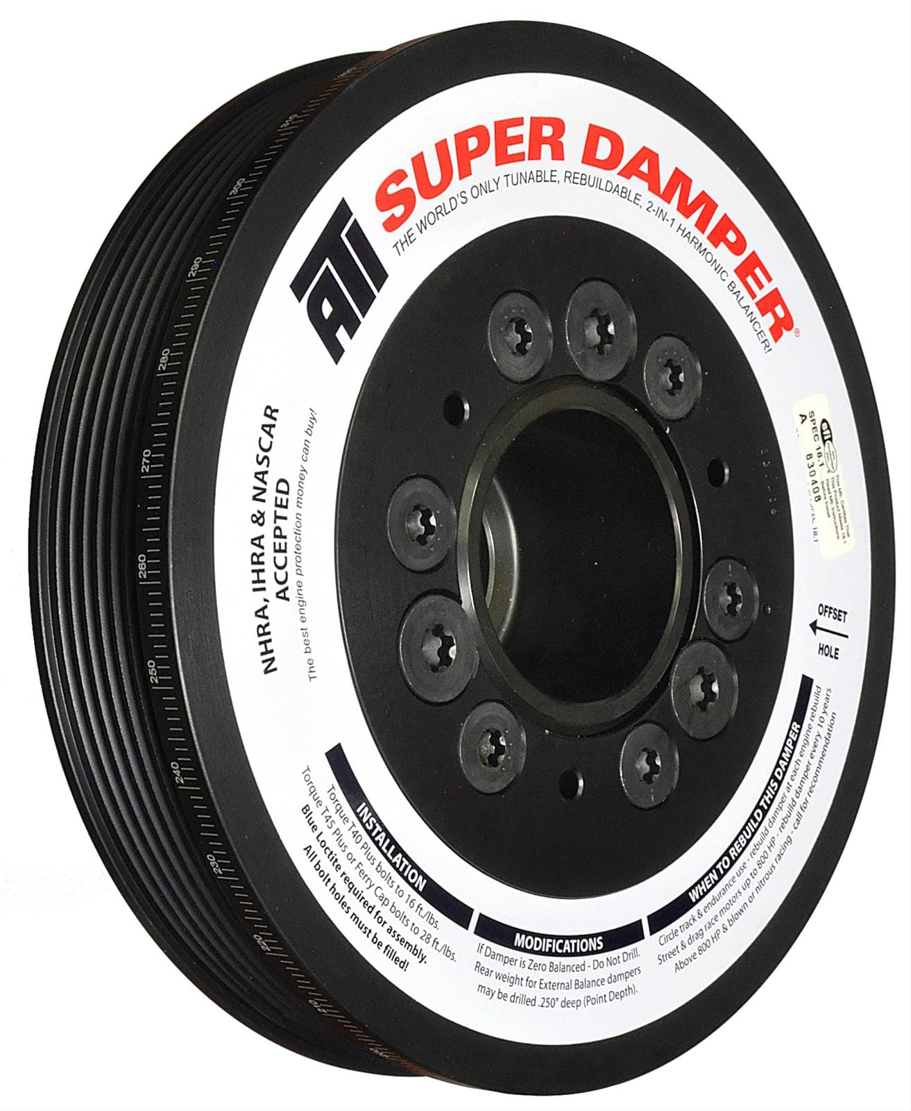 ATI Performance Products ATI Super Damper Serpentine Series Harmonic Balancers ATI917303 SR