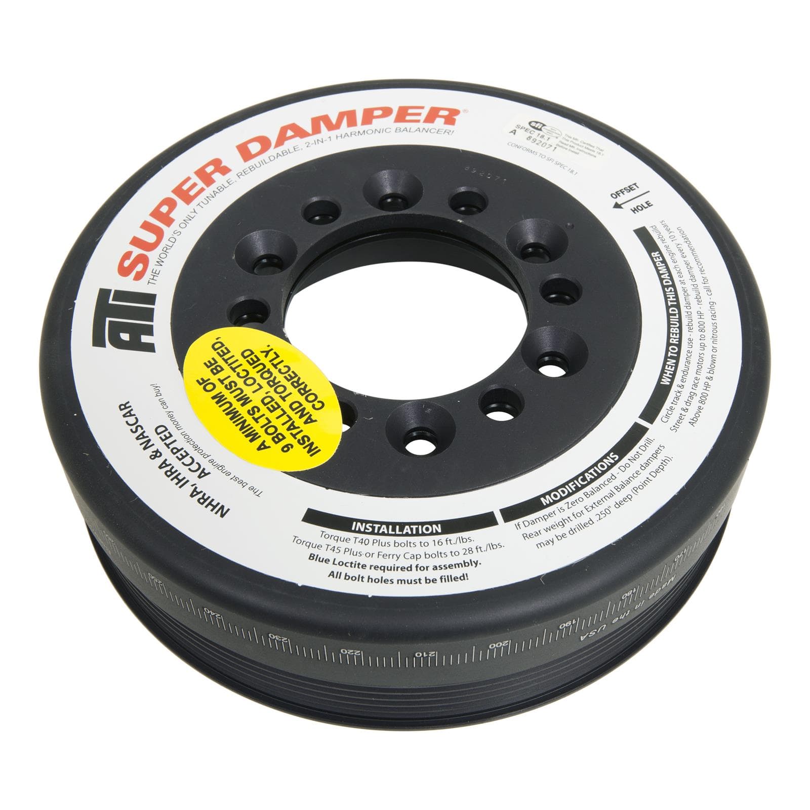 ATI Performance Products ATI Super Damper Serpentine Series Harmonic Balancers ATI917315 SR