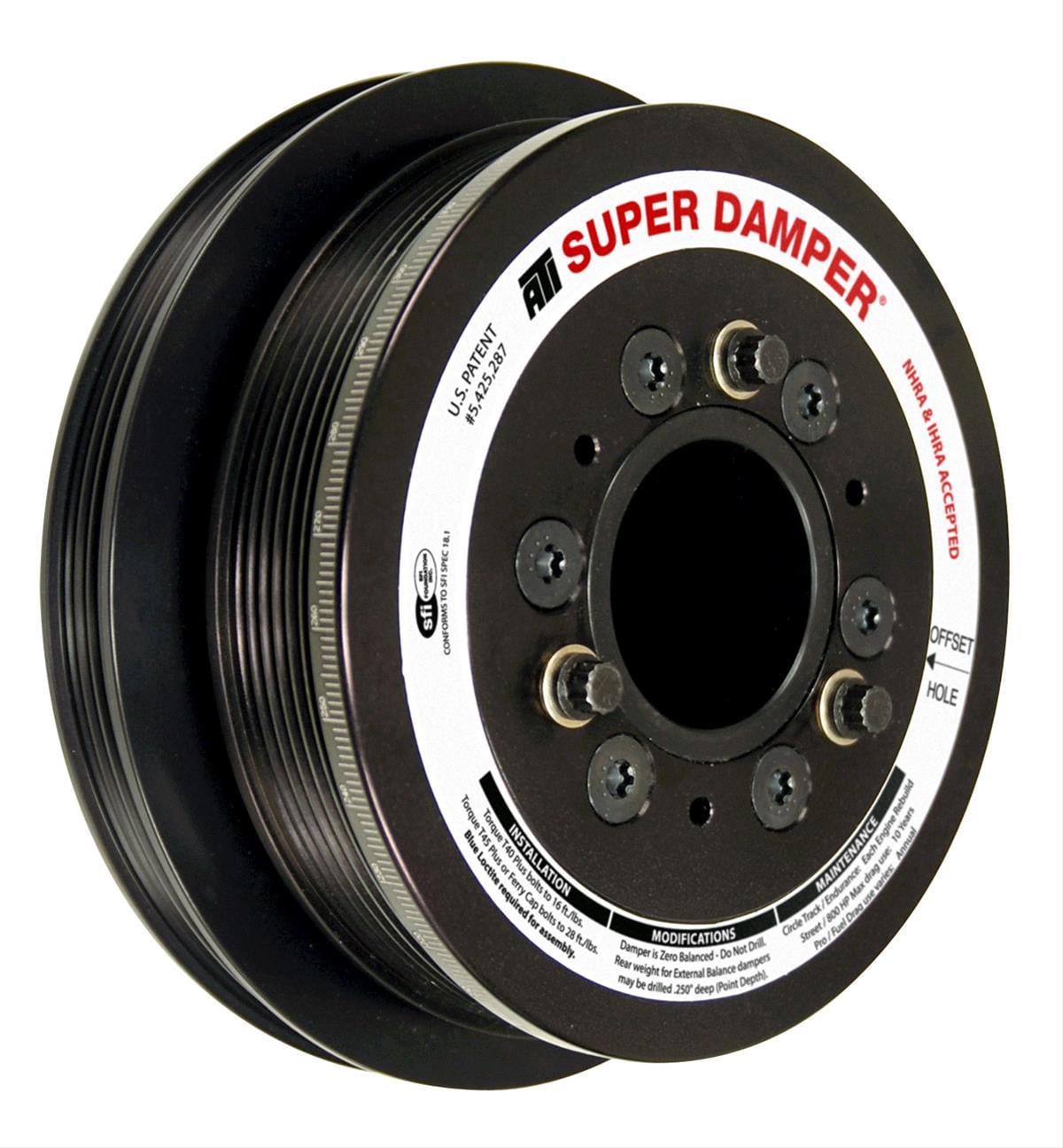 ATI Performance Products ATI Super Damper Serpentine Series Harmonic Balancers ATI918629 SR
