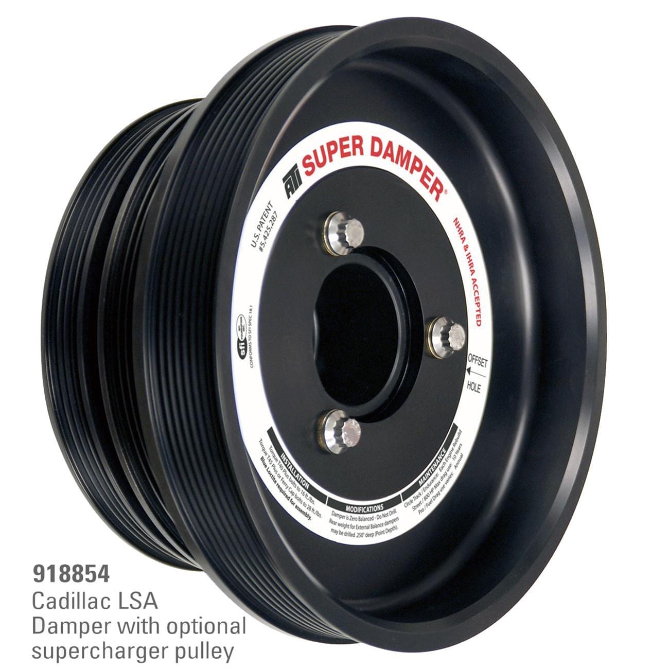ATI Performance Products ATI Super Damper Serpentine Series Harmonic Balancers ATI918854 SR